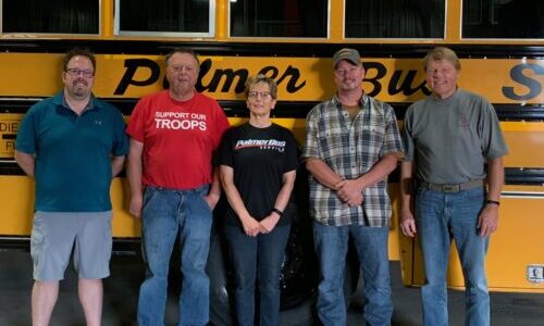 five Palmer Bus Service drivers